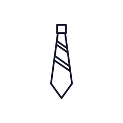 Isolated necktie icon line vector design