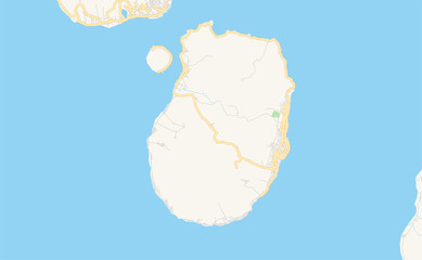 Printable street map of Tidore, Indonesia