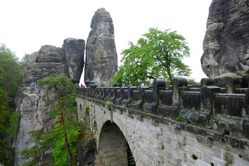 Basteibrücke in der sächsischen Schweiz