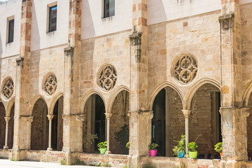 Fototapeta na wymiar Monastery of St. Augustine (Convent de Sant Agusti in catalan). Gothic and Borne neighborhood. Ciutat Vella of Barcelona, Spain