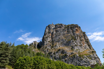 Castellane, Alps, France - The Chapel on The Rock