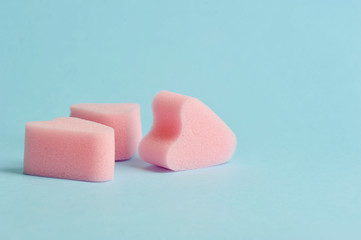 Soft tampons for playing sports on critical days. Reliable protection of a new generation for modern women. Free space for text.
