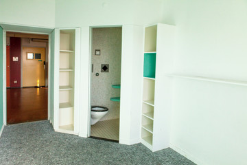 Prison cell in Bijlmer Bajes prison Amsterdam
