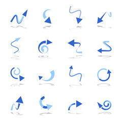Arrows symbols. Design elements set.