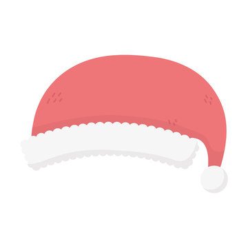 red hat of saanta celebration merry christmas