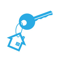 Magnificent blue key design from the house