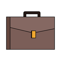 business portfolio icon, flat design