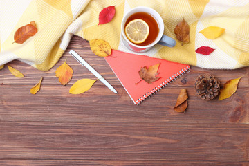 autumn composition, autumn leaves