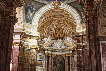 Fototapeta na wymiar Chiesa di Sant'antonio dei Portoghesi