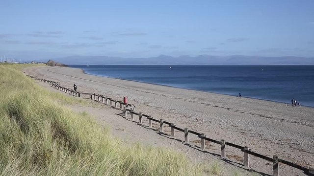 Hafan y Mor beach between Pwllheli and Criccieth north west Wales
