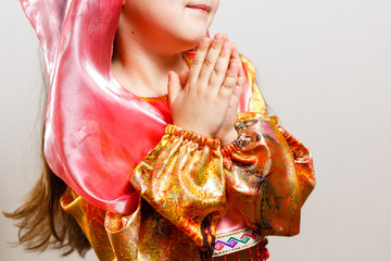 little girl belly dance