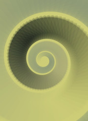 Spiral Rotation Abstract Computational Generative Art background illustration