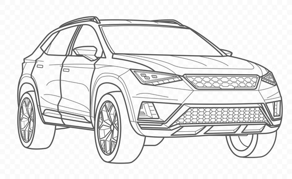2016 Audi h-tron quattro SUV Concept - Design Sketch, car, HD wallpaper |  Peakpx