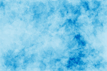 Abstract modern painting . Dry brush painted paper , canvas , wall . Textured background in blue tones