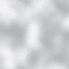 Vector Silver Foil Textured Background. Soft Gray Metallic Shiny Ripples. Realistic White Gold or Platinum Metal Surface Texture.