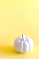 white and black pumpkin decor