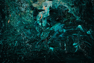 Acrylic Paint Pouring Background