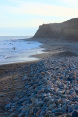 Shoreline With Cliffs and Rocks