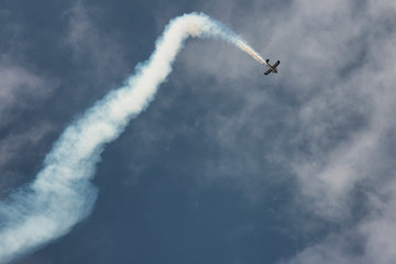 Air show, aerobatic, jupiter,  extraordinary aircraft attractions in the sky. Aviation photography