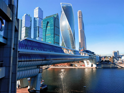 Bridge in the urban city
