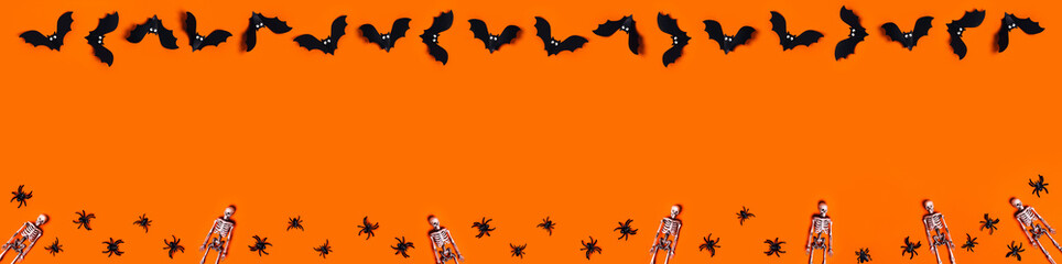 Holiday banner, halloween horror story.
