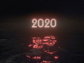 abstract background 2020 new year