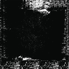 Uneven black and white texture vector. Distressed overlay texture. Grunge background. Abstract textured effect. Vector Illustration. Black isolated on white background. EPS10.