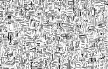 Broken plaster wall effect. Grunge worn damask pattern design. Distressed fabric texture. Overlay texture design. Vector illustration. Eps10.