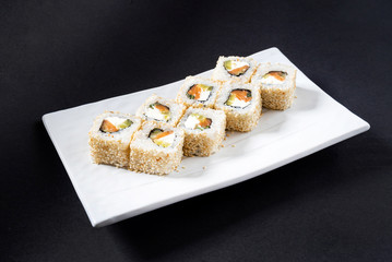 tasty sushi on the table