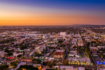 Fototapeta premium Aerial of Los Angeles