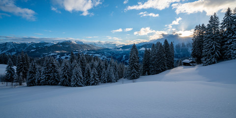 Obraz premium Winter in den Alpen