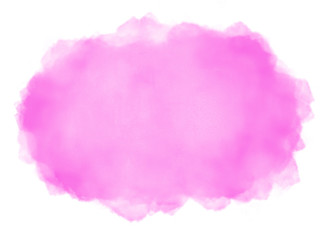 Abstract purple watercolor splash on white background