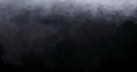 Fototapeten Realistisches Trockeneis-Rauchwolken-Nebel-Overlay, perfekt zum Zusammensetzen in Ihre Aufnahmen. Legen Sie es einfach ein und ändern Sie den Mischmodus auf Bildschirm oder Hinzufügen. © mputsylo
