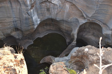 Hole in stone