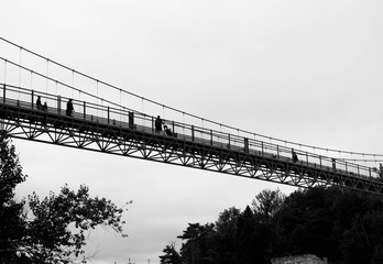 bridge with people