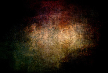 Graphic grunge background with scratches with dark mysterious feeling