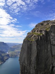 Blick vom Preikestolen