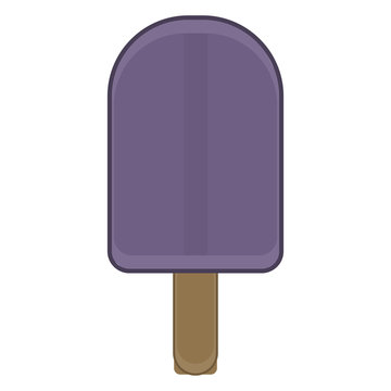 Isolated popsicle image on a white background - Vector
