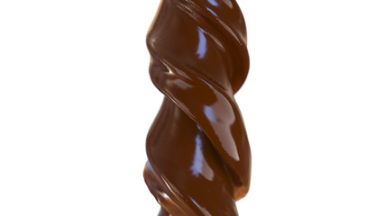 jet of thick nougat