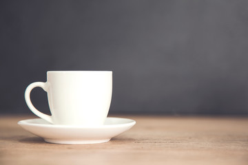cup of coffee on chalkboard