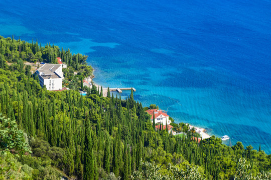 Coast near the town of Orebić.