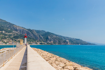 A view in Menton in France © chris