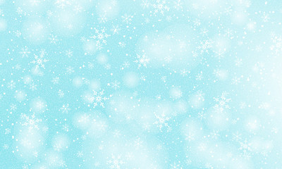 Falling snow background. Vector illustration