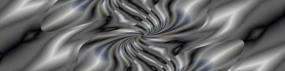 Digital art, abstract panoramic 3D objects, Germany