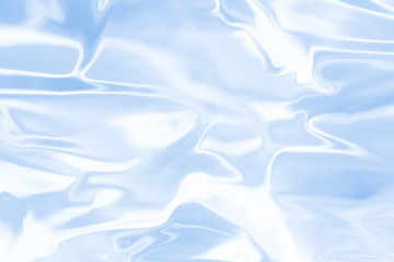 . Blue liquid shiny background.