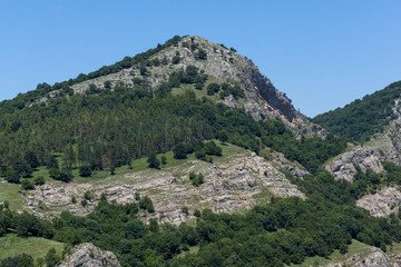 Naklejka premium Landscape of Vratsata pass at Balkan Mountains, Bulgaria