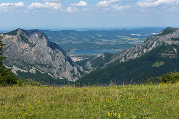 Landscape of Vratsata pass at Balkan Mountains, Bulgaria