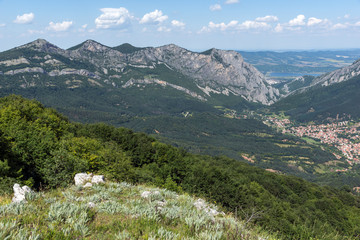 Landscape of Vratsata pass at Balkan Mountains, Bulgaria