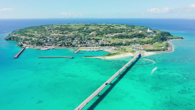 aerial shot of kouri island