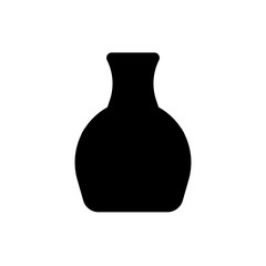 Vase icon in flat style isolated on grey background. For your design, logo. Vector illustration.